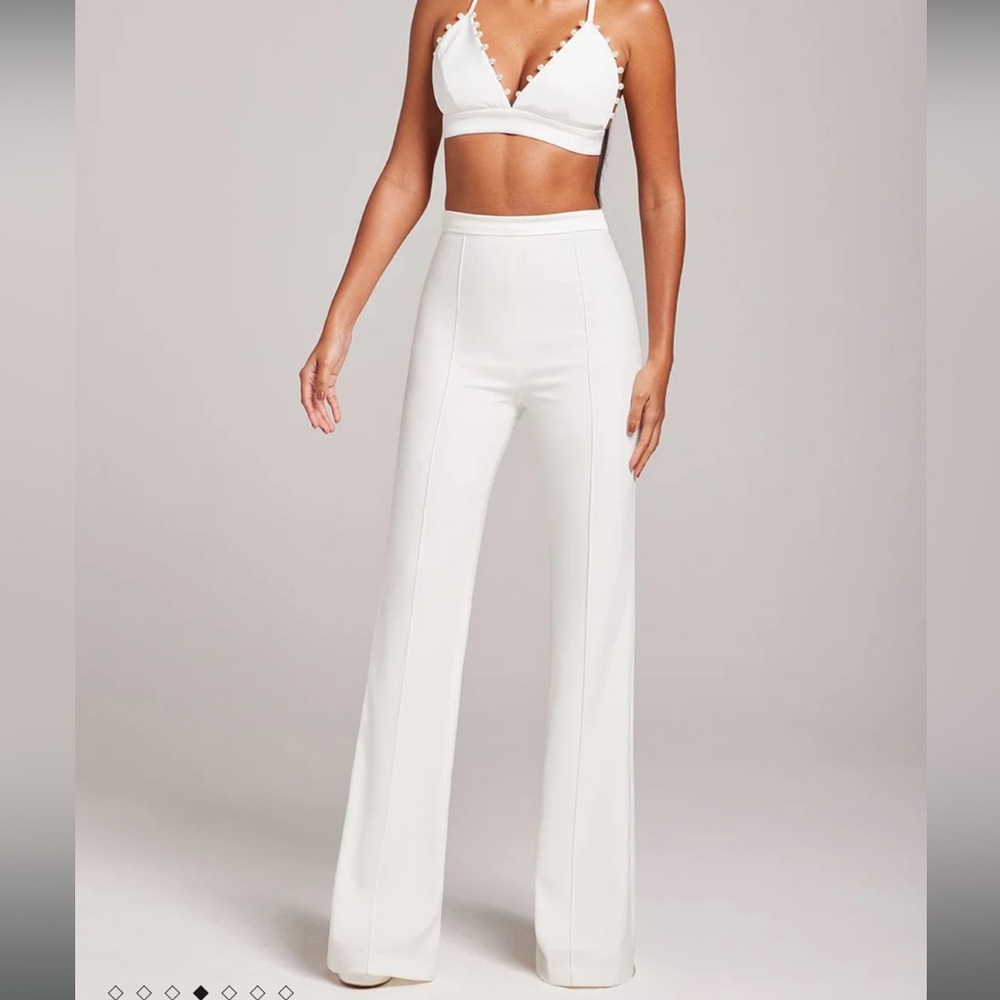 Nadine Merabi Charlotte White Pants